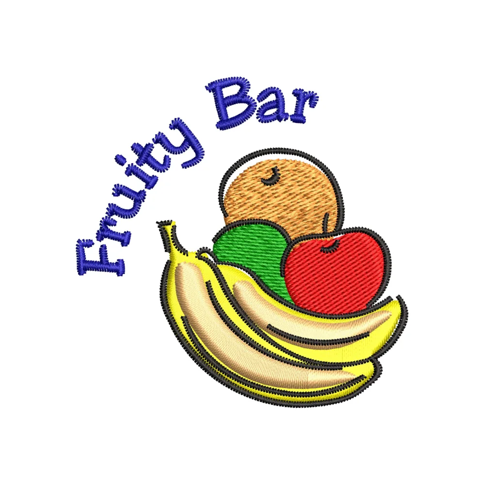 Fruit Embroidery Design