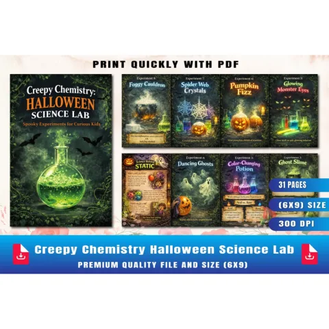 Creepy Chemistry Halloween Science Lab Planner