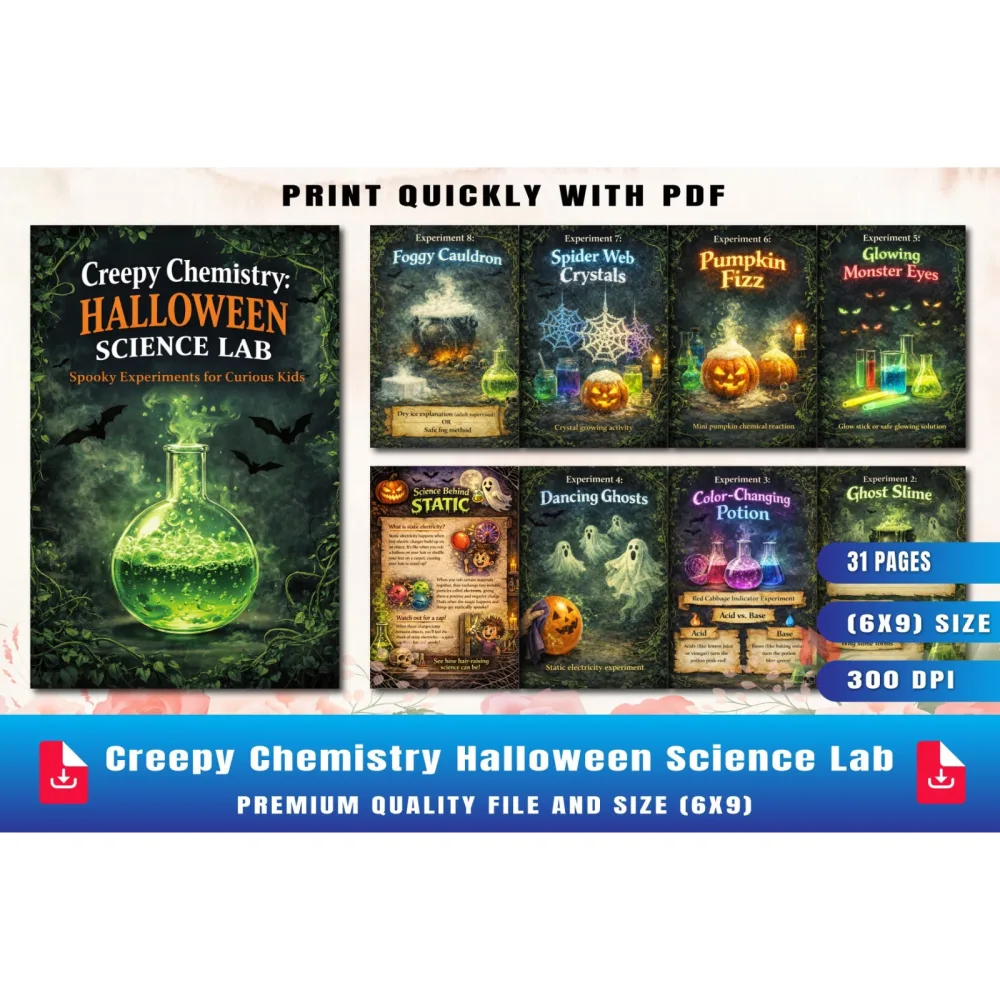 Creepy Chemistry Halloween Science Lab Planner