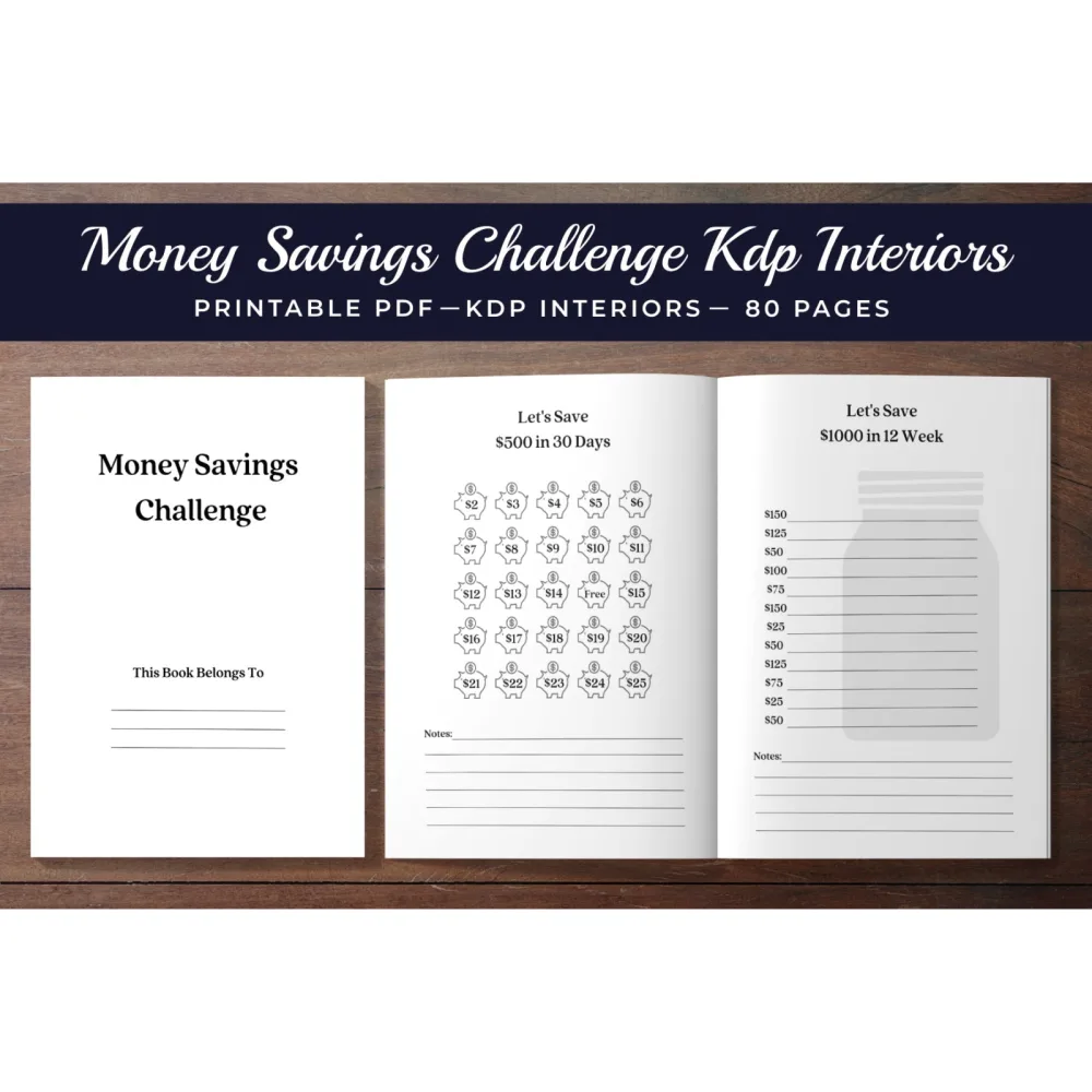Money Savings Challenge Planner