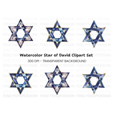 Star of David Clipart Bundle