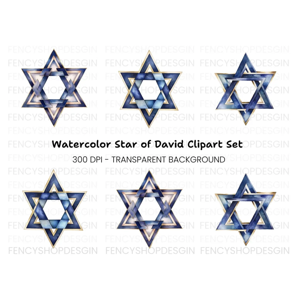 Star of David Clipart Bundle