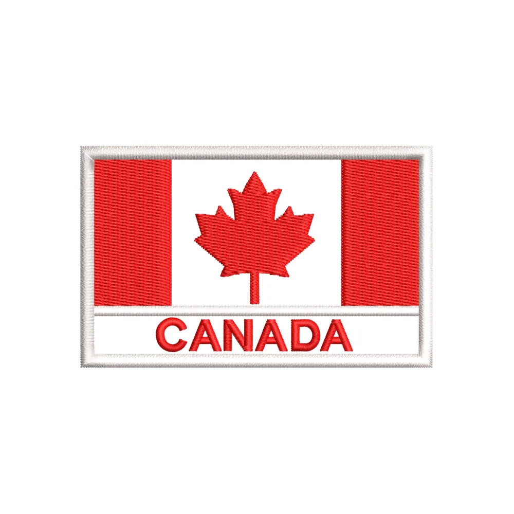 Canada Embroidery Design