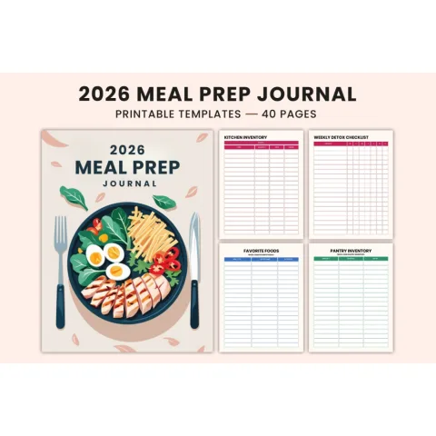 Meal Prep Journal for Easy Planning