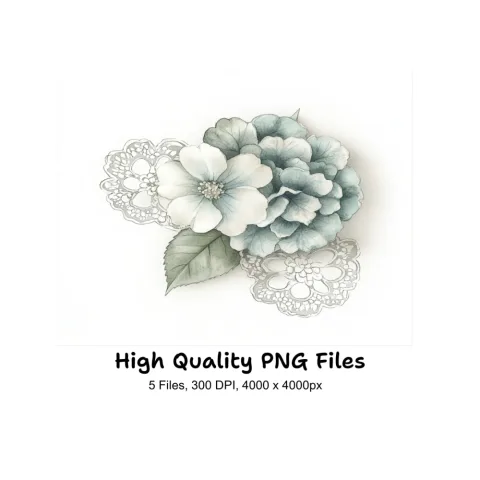 Elegant Floral Clipart Bundle