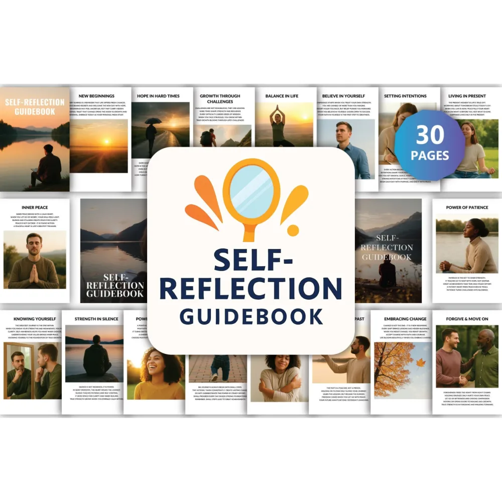 Self Reflection Guidebook Planner