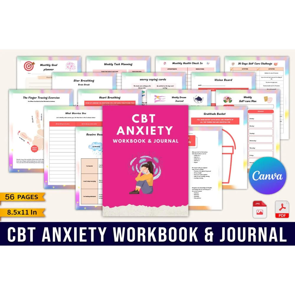 CBT Anxiety Workbook for Effective Stress Management