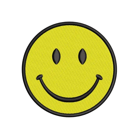 Smiley Embroidery Design