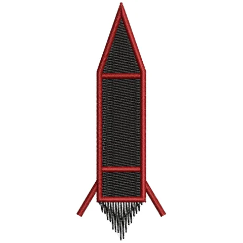 Missile Embroidery Design