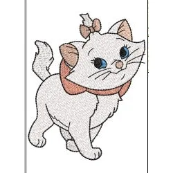 Cat Embroidery Design