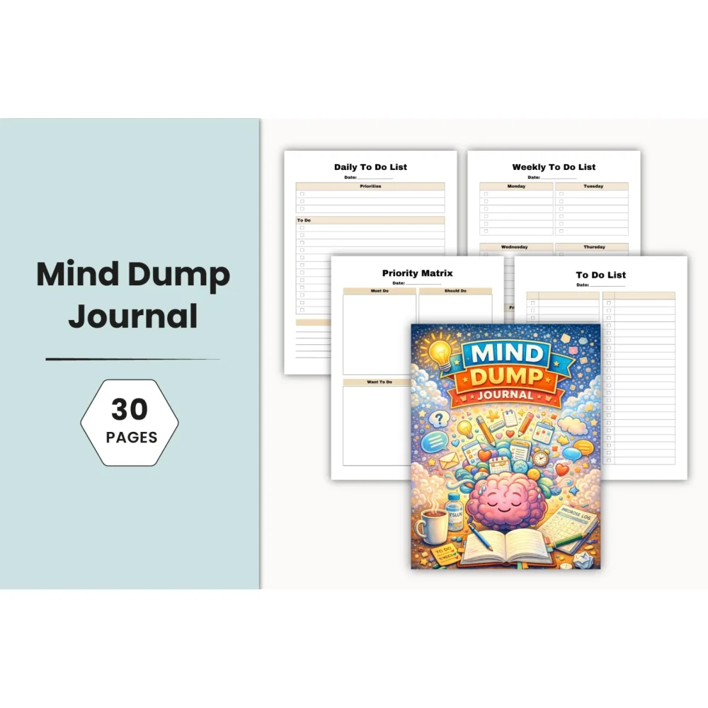 Mind Dump Journal for Creative Expression