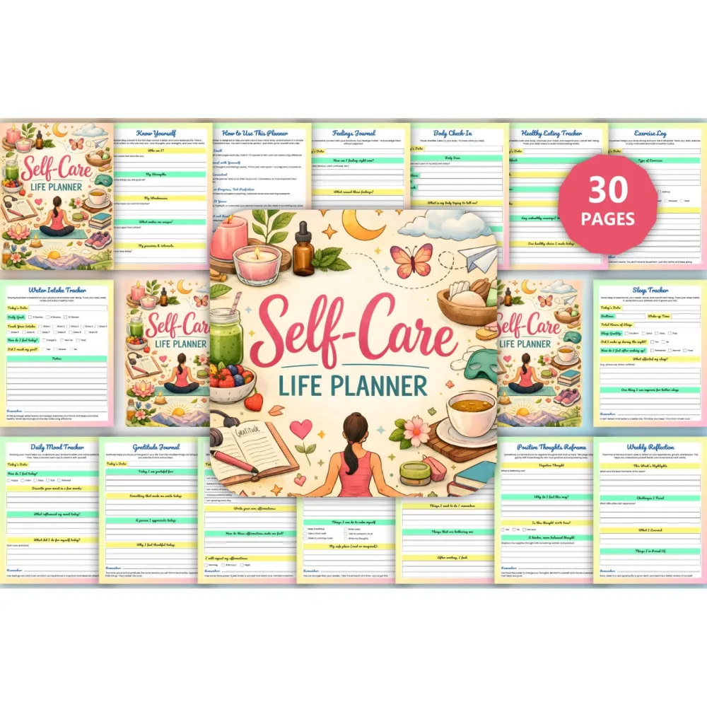 Self Care Life Planner