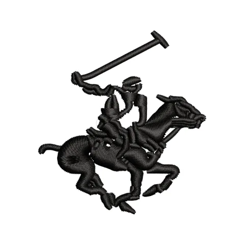 Horse Play Embroidery Design