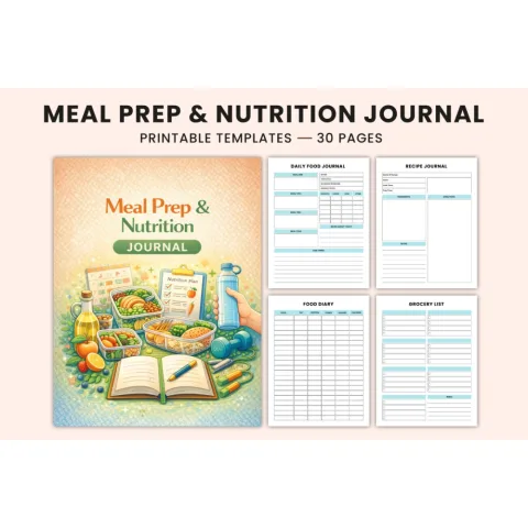 Meal Prep Nutrition Journal