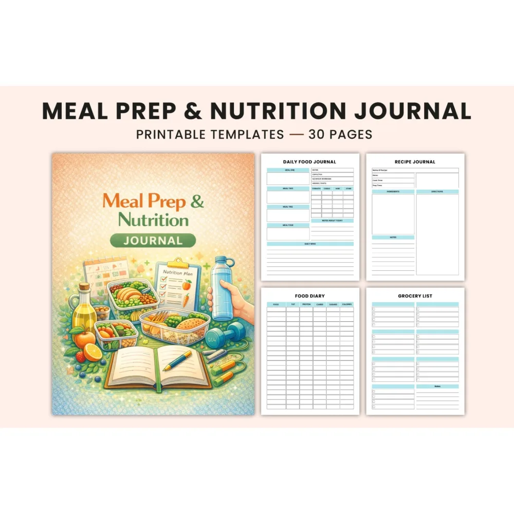 Meal Prep Nutrition Journal
