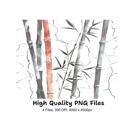 Bamboo Forest Clipart Bundle