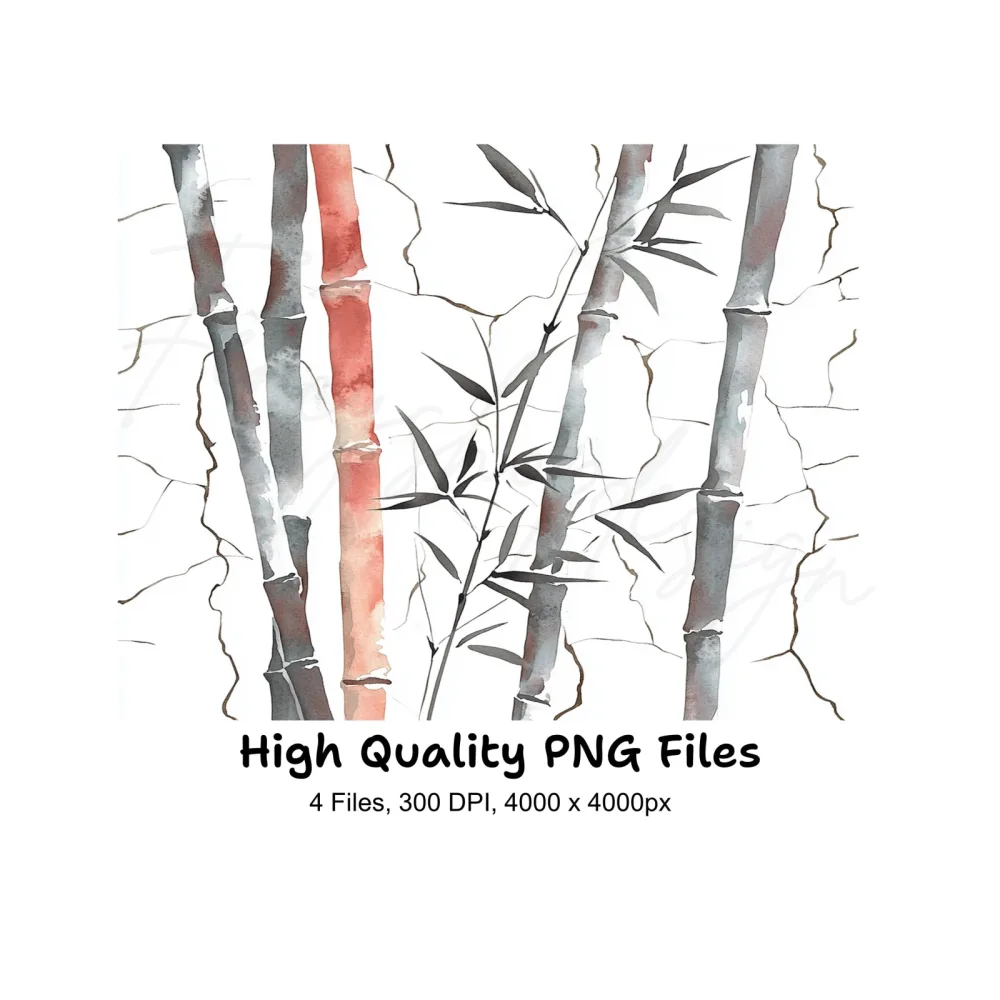 Bamboo Forest Clipart Bundle