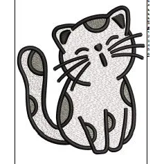 Cat Embroidery Design
