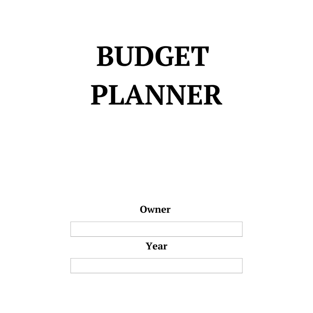 Budget Planner Bundle