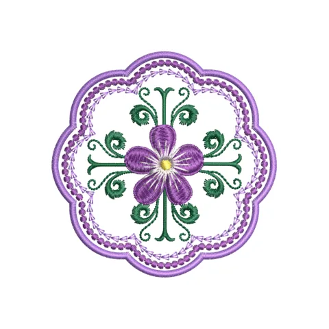 Mirror Merge Embroidery Design