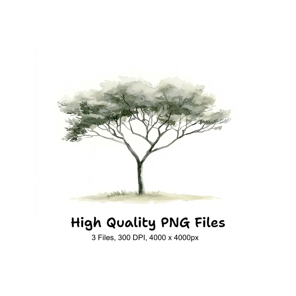 Tree Clipart Bundle