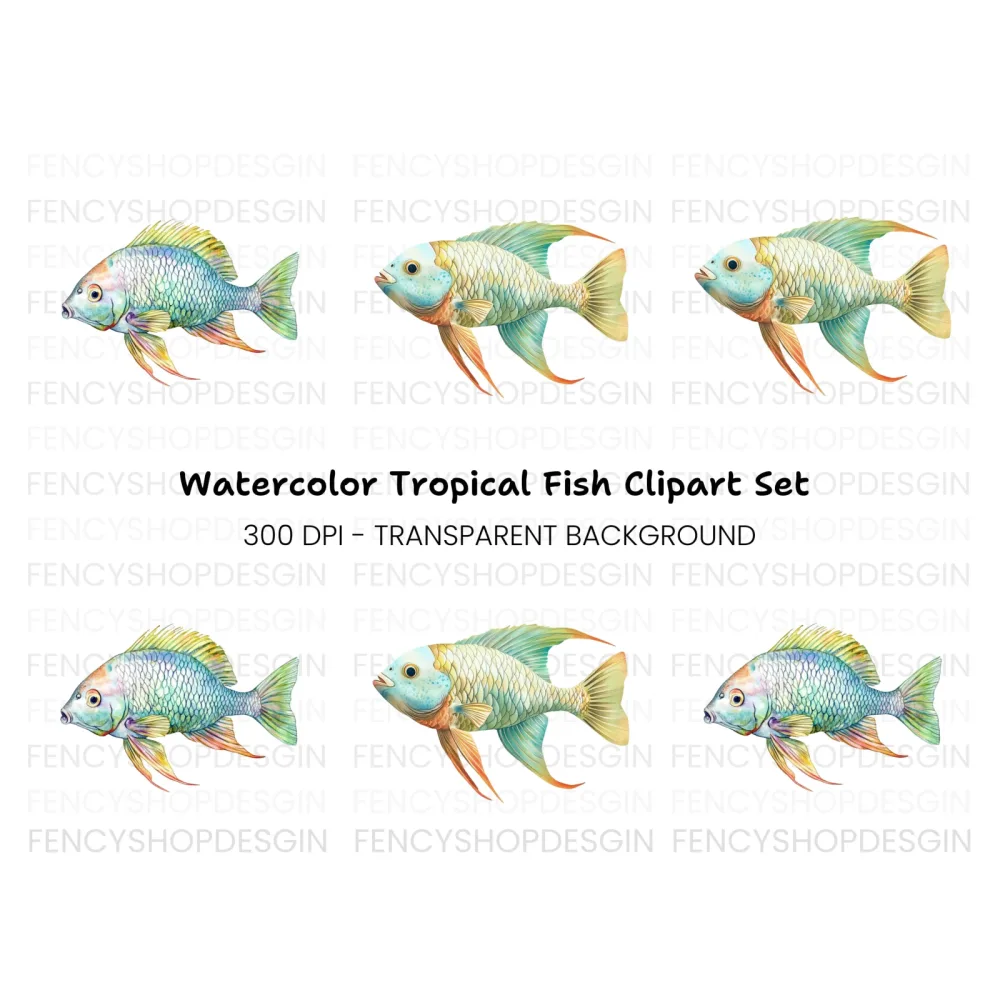 Vibrant Fish Clipart Bundle