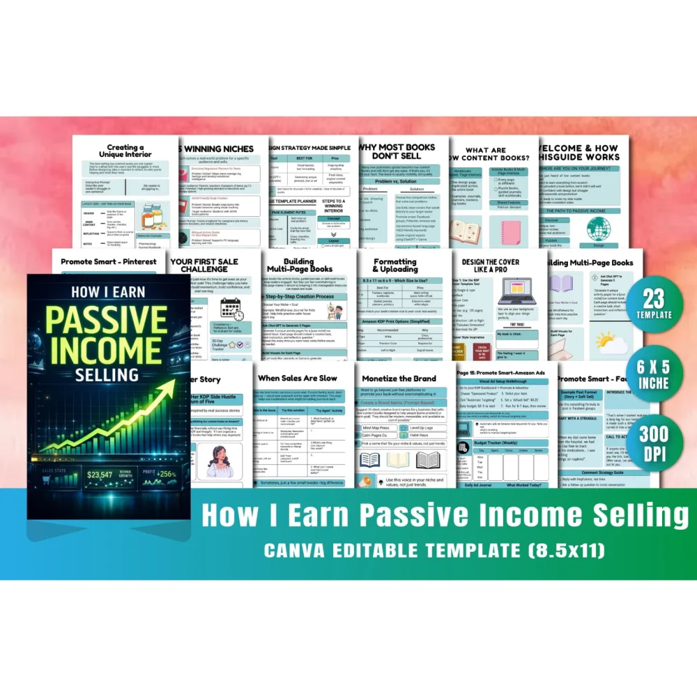 Earn Passive Income by Selling Planners