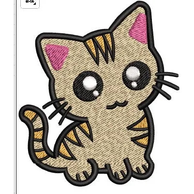 Cat Embroidery Design