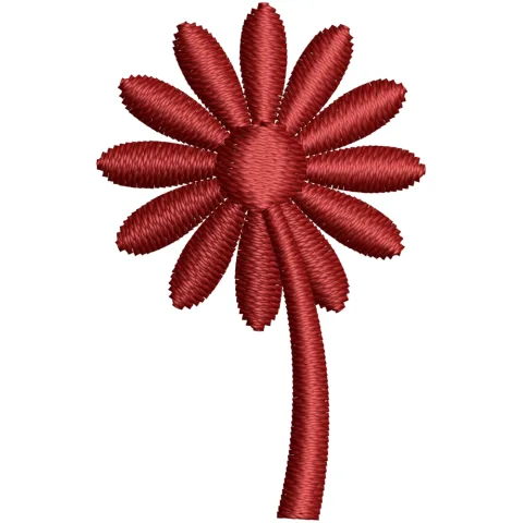 Chest Flower Embroidery Design