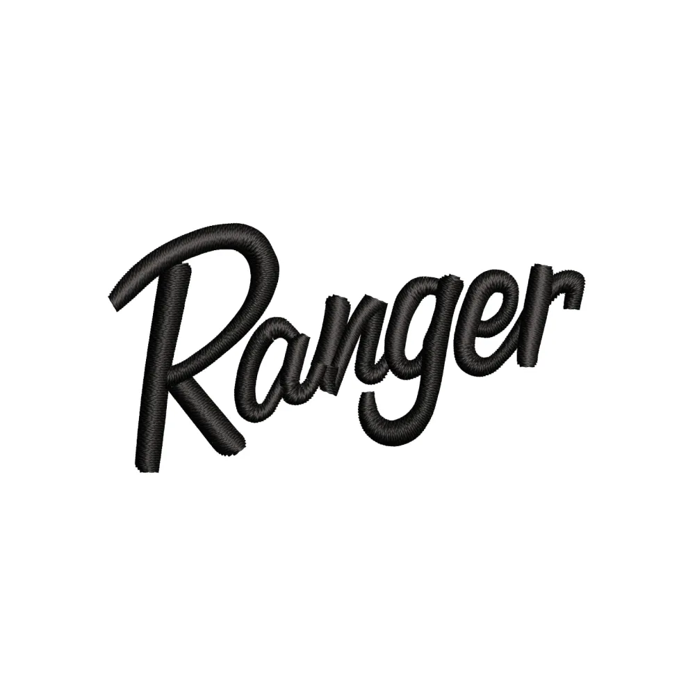 Ranger Embroidery Design