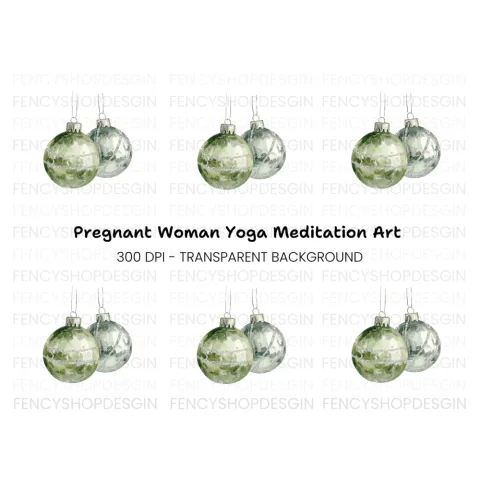 Christmas Ornaments Clipart Bundle