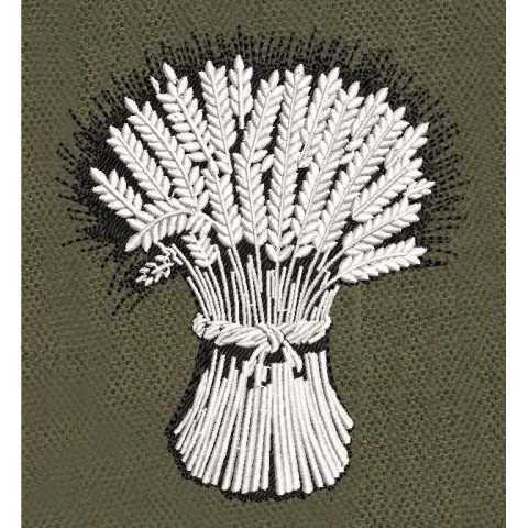 Harvest Wheat Sheaf Embroidery Design
