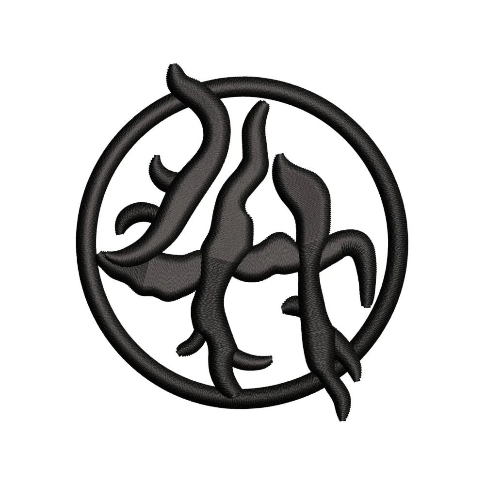 Round Creature Embroidery Design
