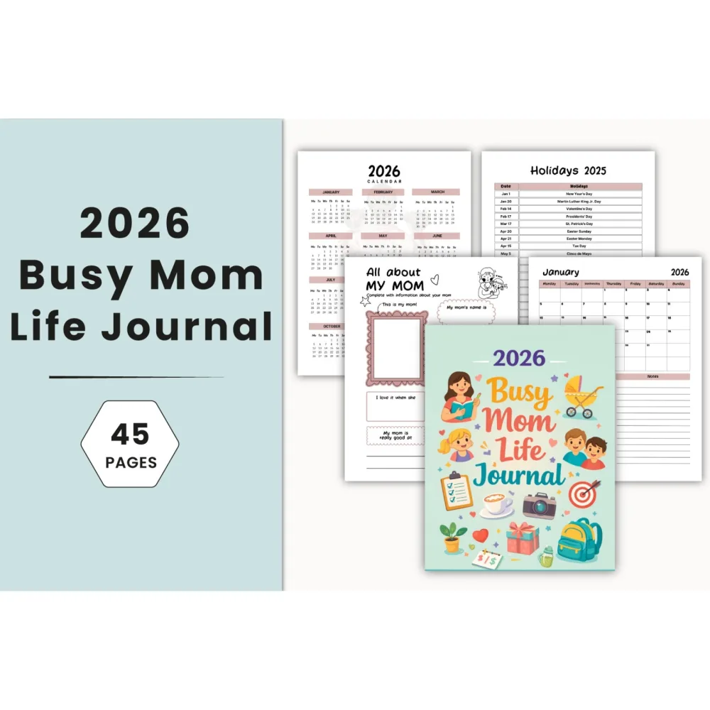 Busy Mom Life Journal