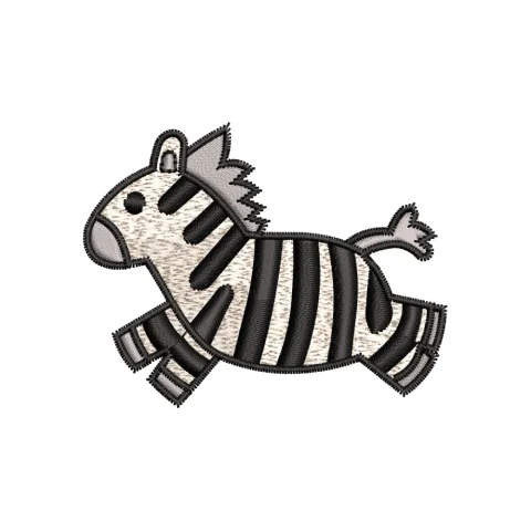 Zebra Embroidery Design