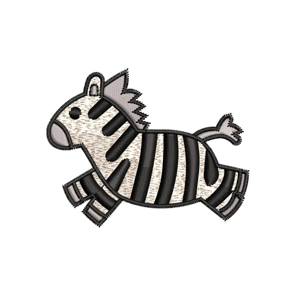 Zebra Embroidery Design