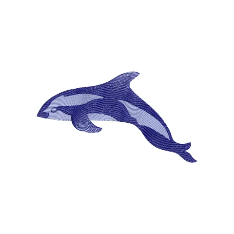 Dolphin Embroidery Design