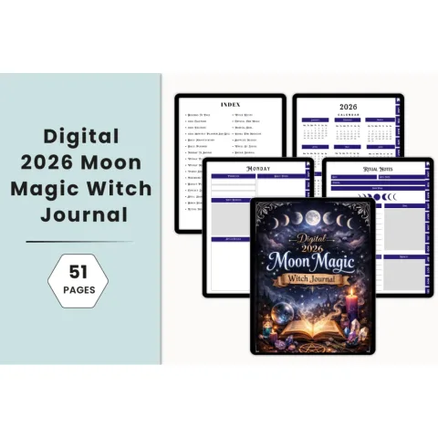 Moon Magic Witch Journal