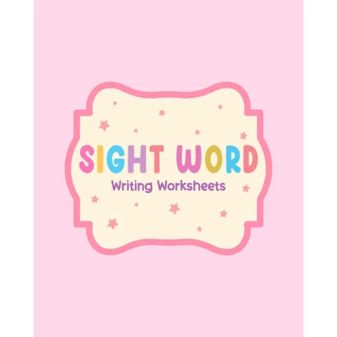 Sight Word Read Trace Write Worksheets Bundle