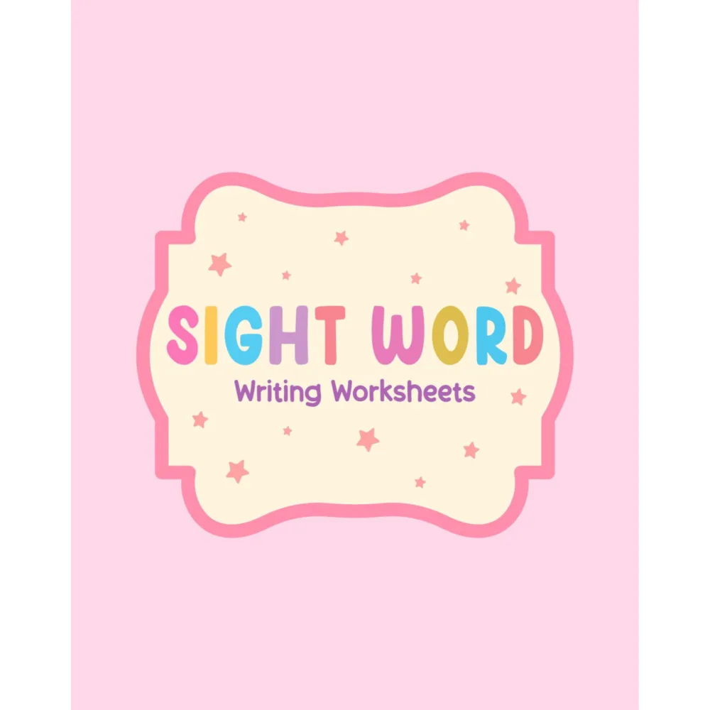 Sight Word Read Trace Write Worksheets Bundle