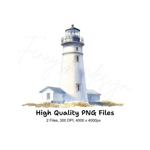 Lighthouse Coastal Clipart Bundle