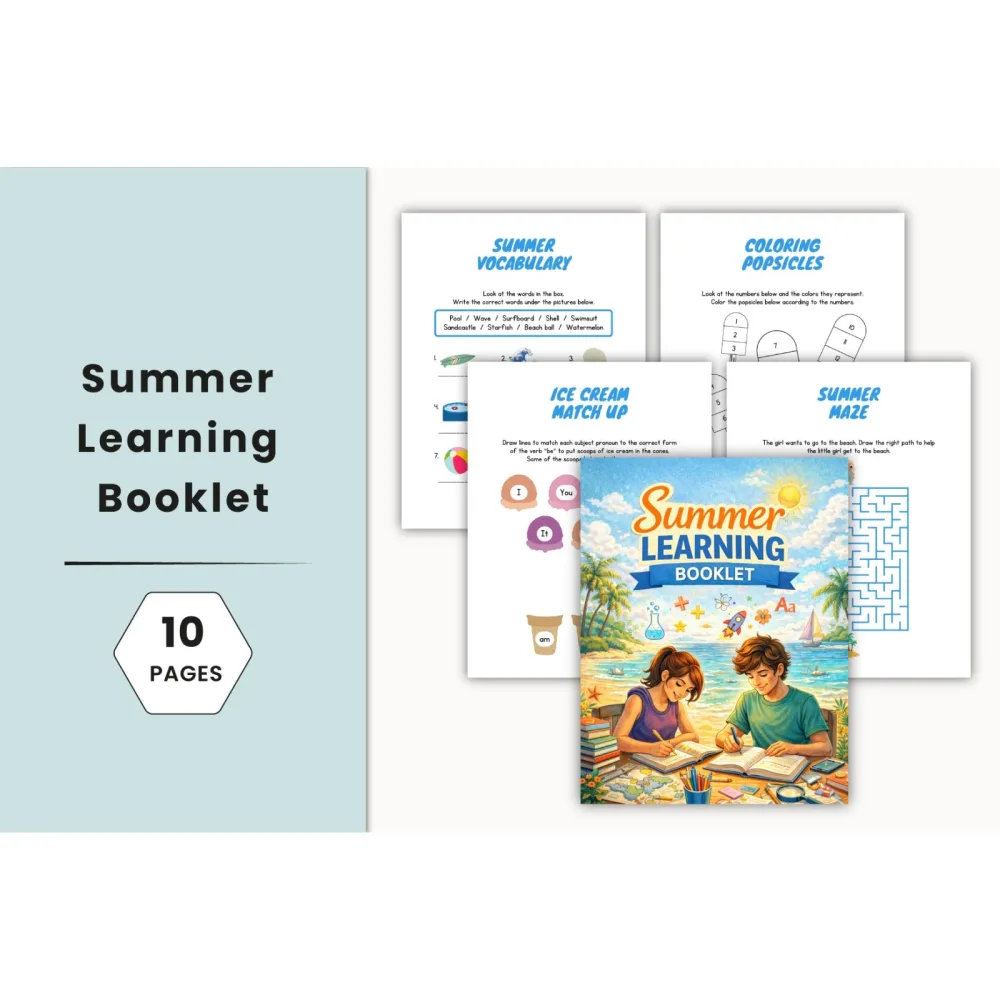 Summer Learning Booklet Planner