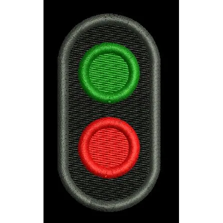 Traffic Signal Embroidery Design