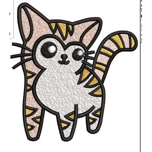 Cat Embroidery Design