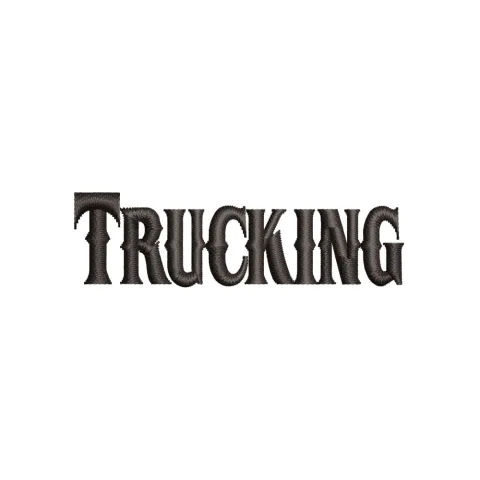 Truck King Embroidery Design