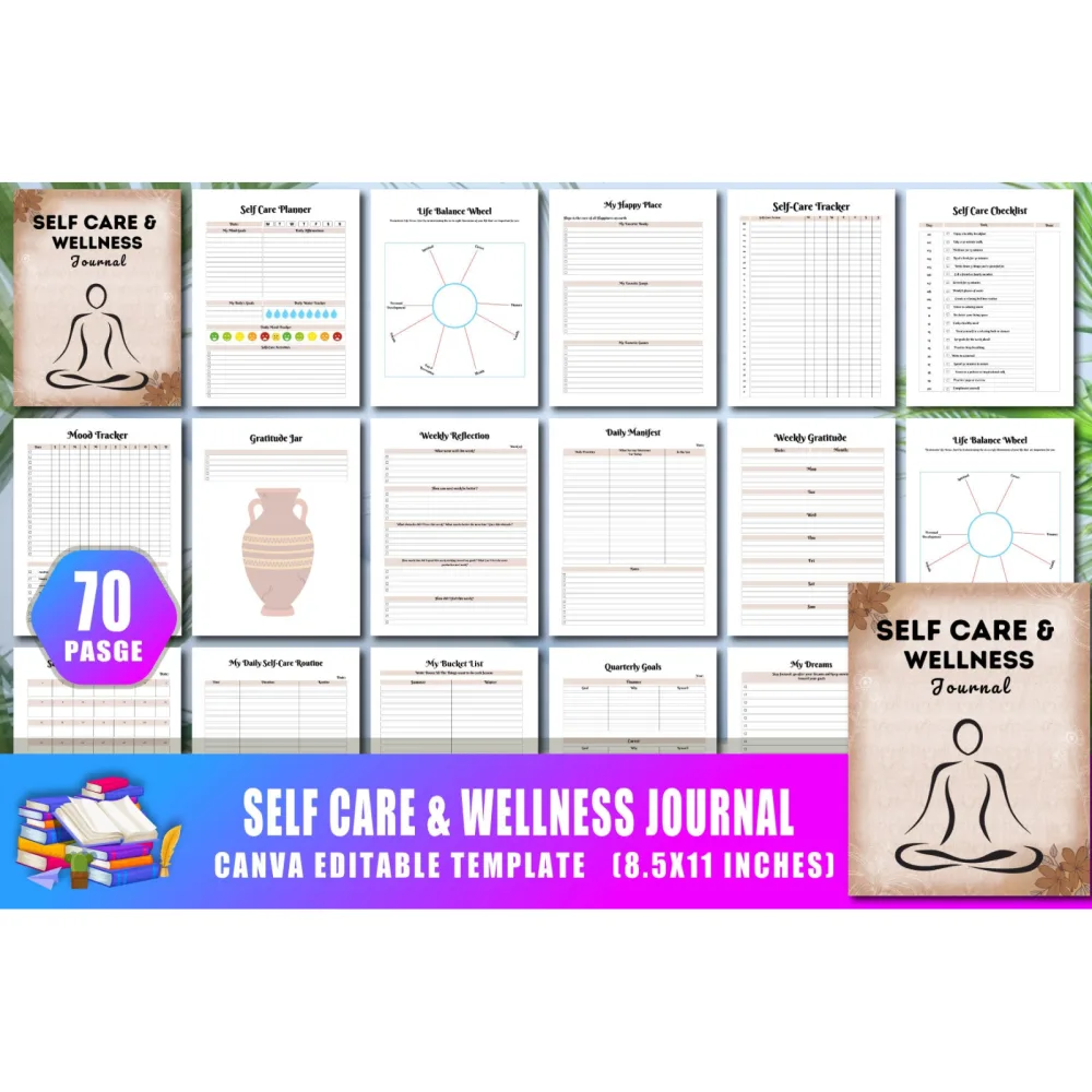 Self-Care Wellness Journal