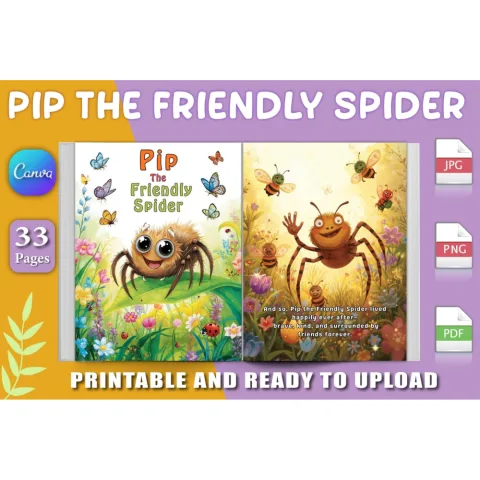 Pip the Friendly Spider Book
