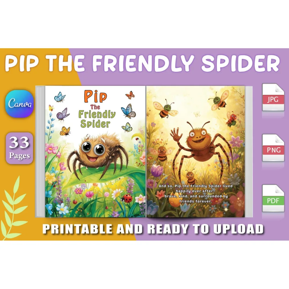 Pip the Friendly Spider Book