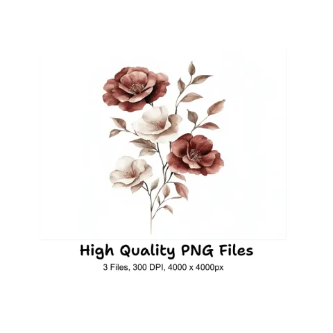 Floral Clipart Bundle