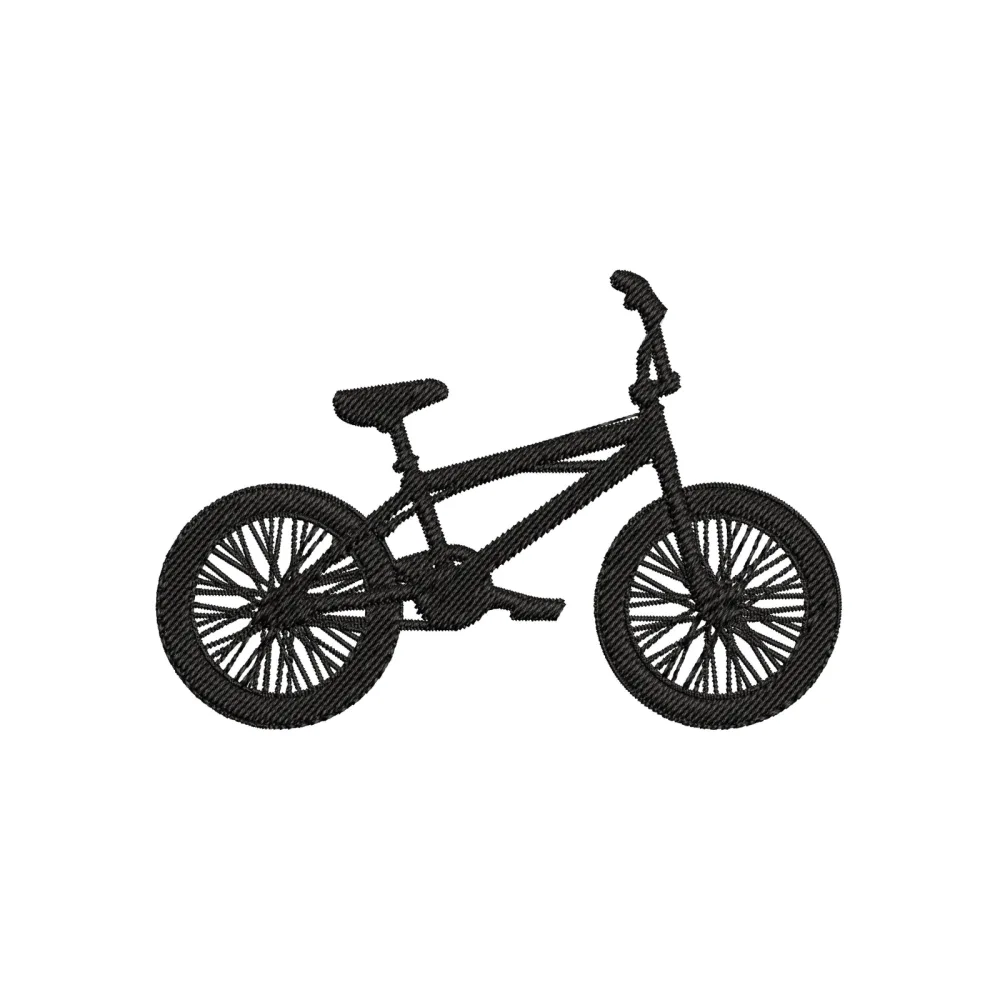 Bike Embroidery Design